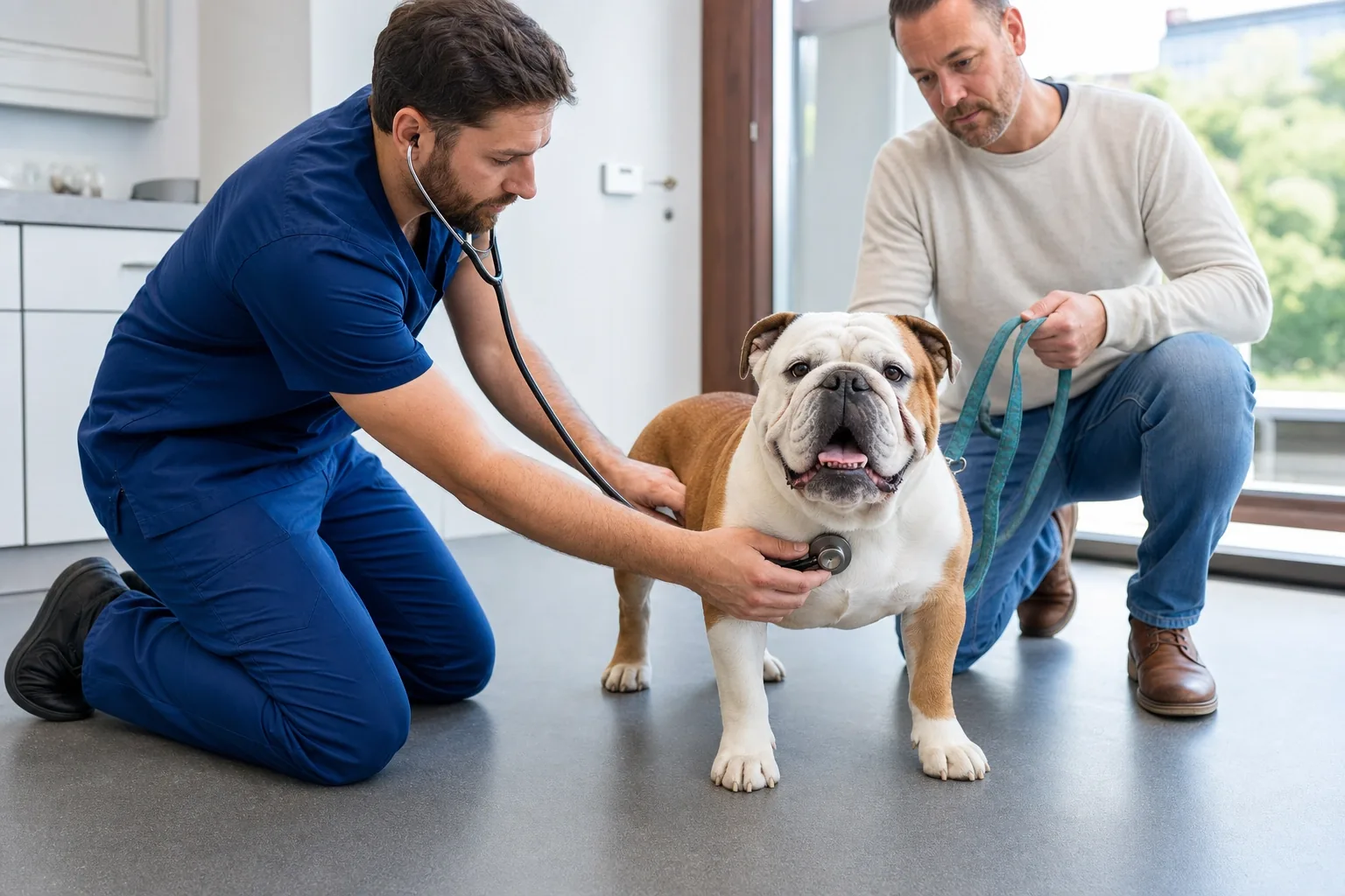 La valutazione respiratoria considera il cane prima e dopo un esercizio controllato