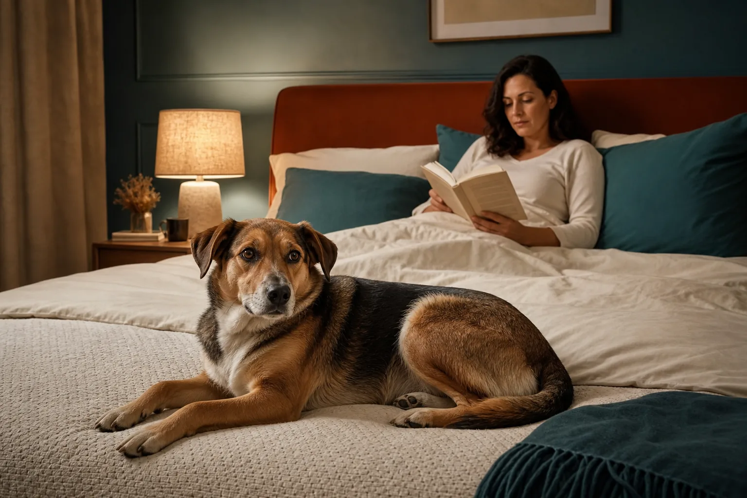 Cane sul letto: sì o no? Una scelta pratica