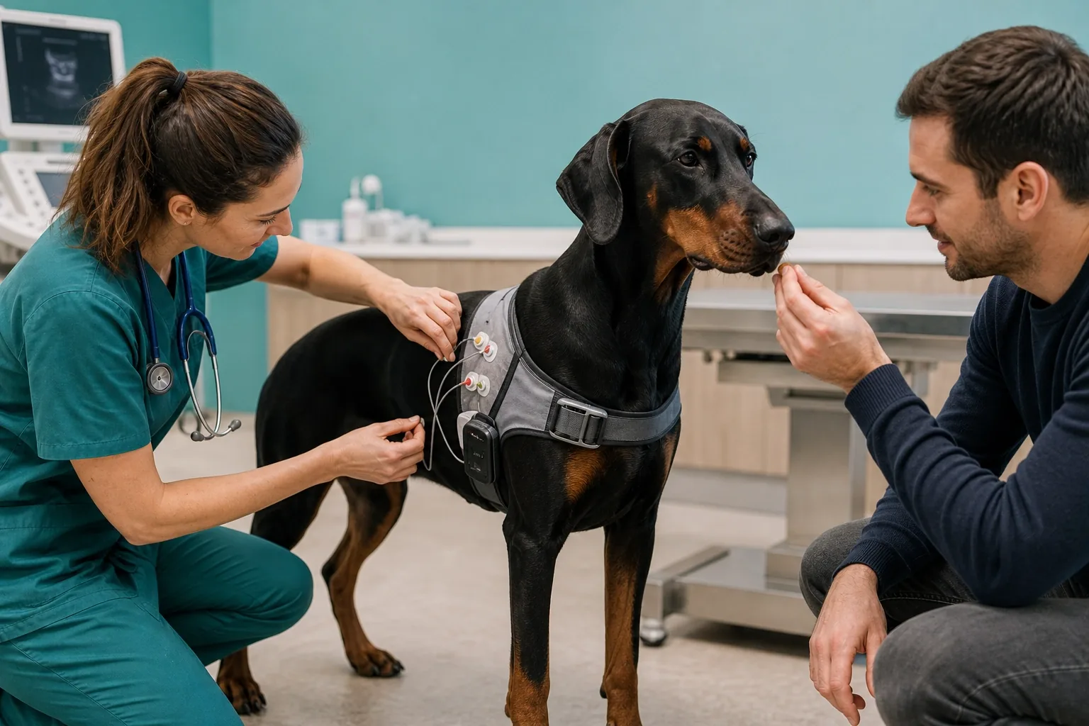 Il monitoraggio Holter registra il ritmo cardiaco durante la normale giornata del cane