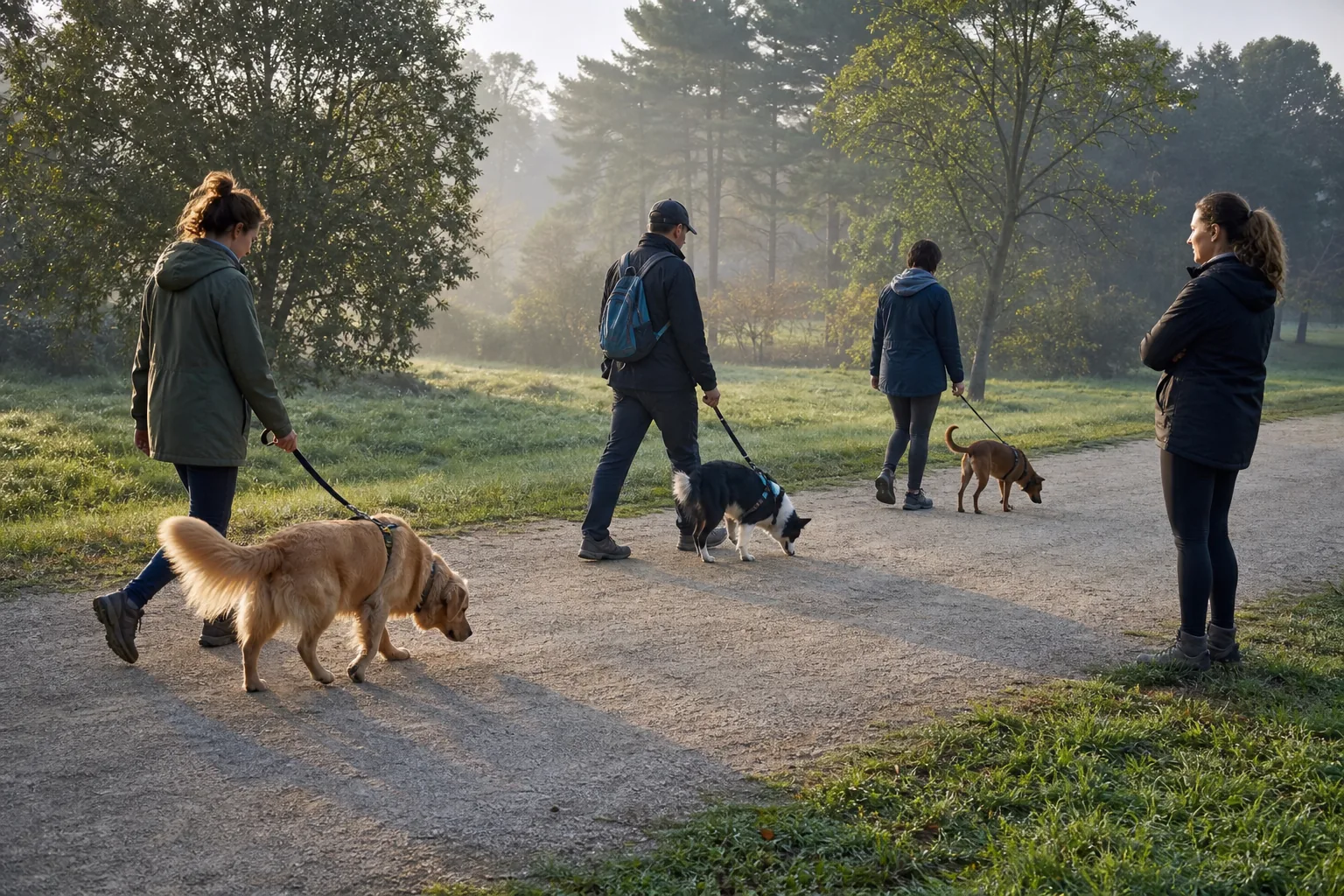 Passeggiata sociale tra cani: come organizzarla in sicurezza