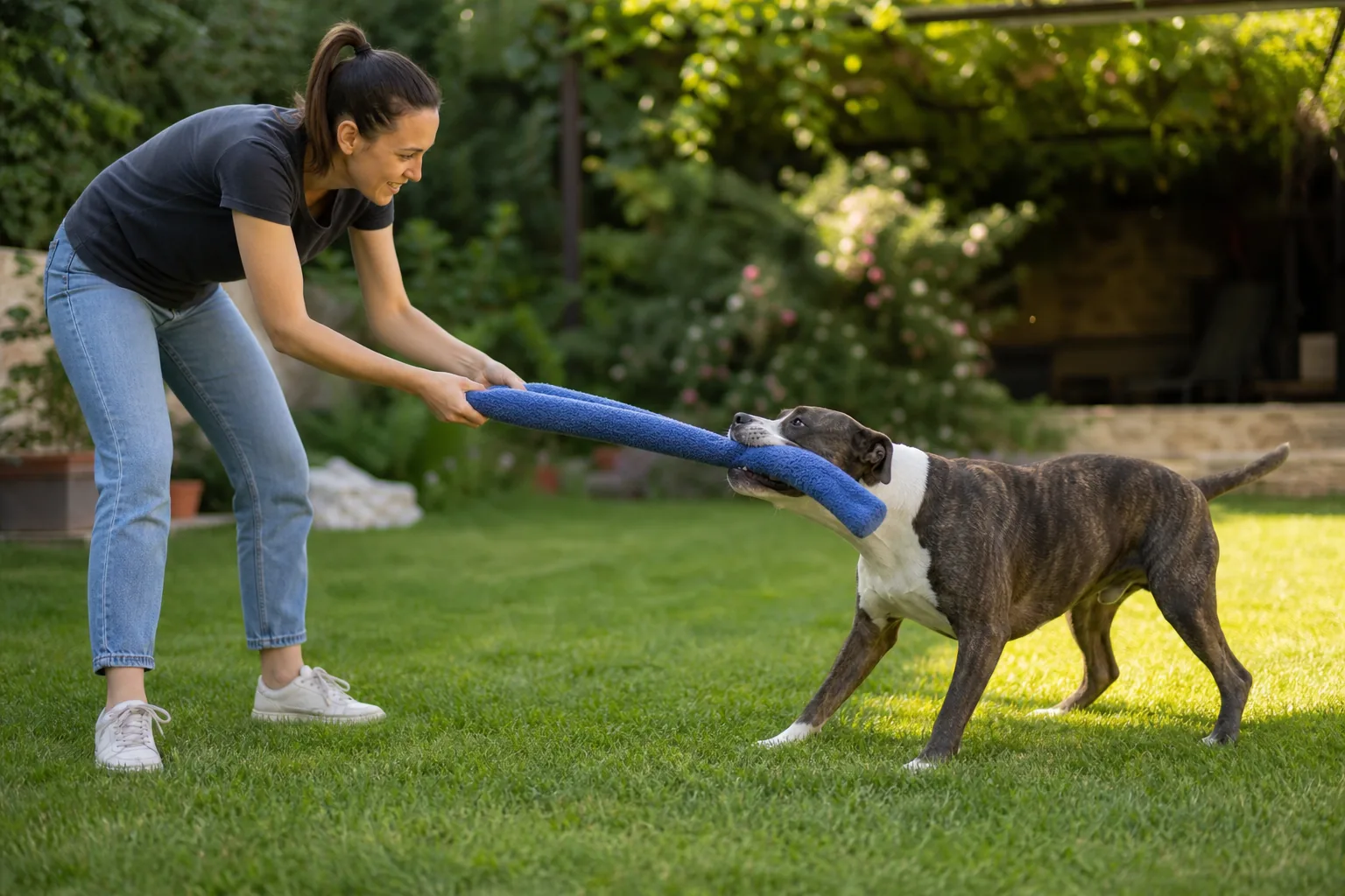 Tira e molla con il cane: regole per giocare in sicurezza