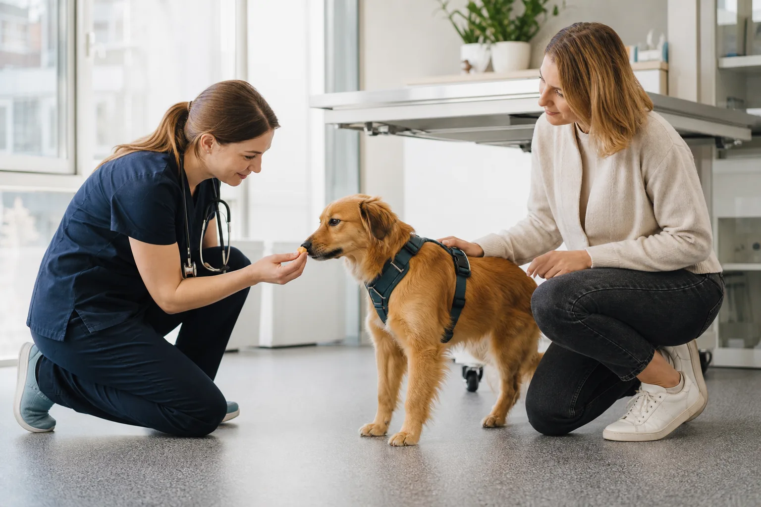 Cane dal veterinario: preparare una visita con meno stress